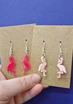 Flamingo - Acrylic Earrings