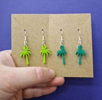 Palm Trees - Acrylic Earrings