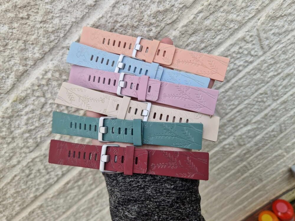 Floral Watch Band - compatible with Fitbit Versa/Versa 2/Versa Lite **INTRO