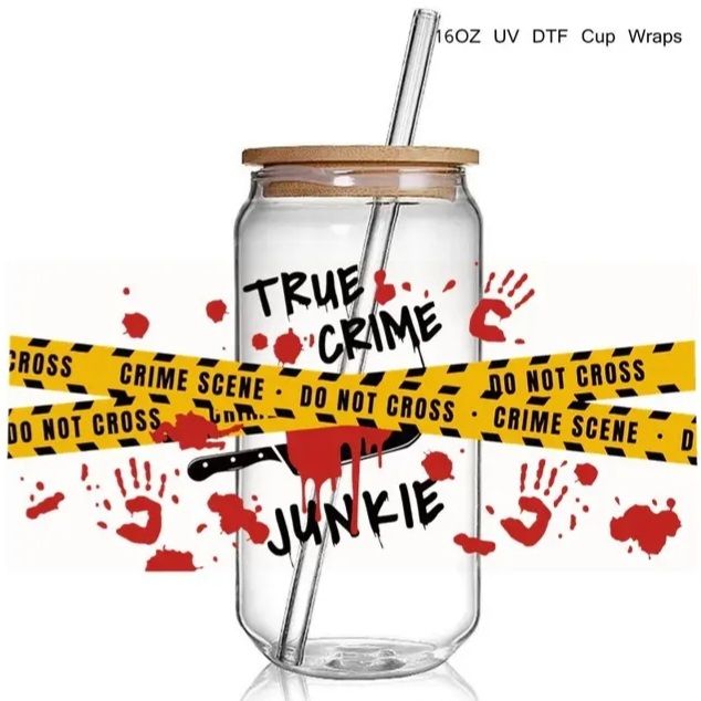 16oz Wrap - True Crime Junkie