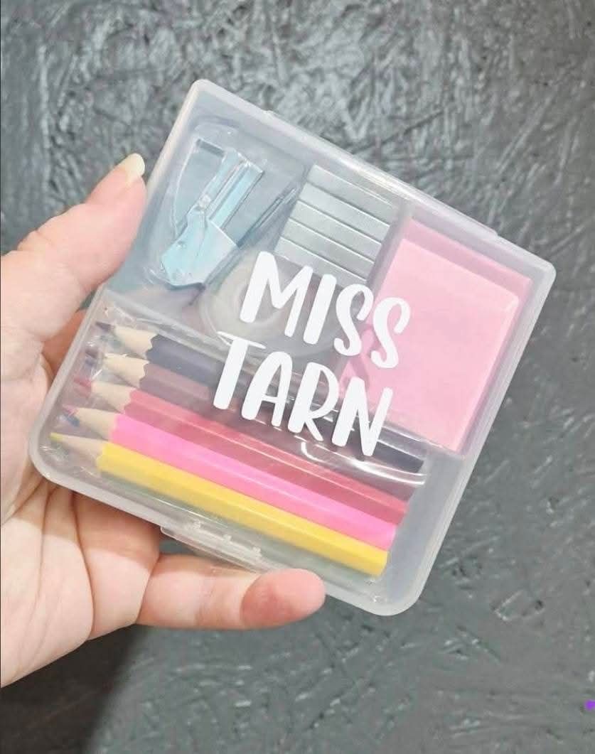 Personalised mini stationery set