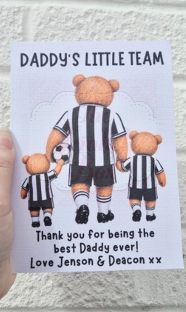 Fathers Day Football print **PAY WHAT YOU CAN**