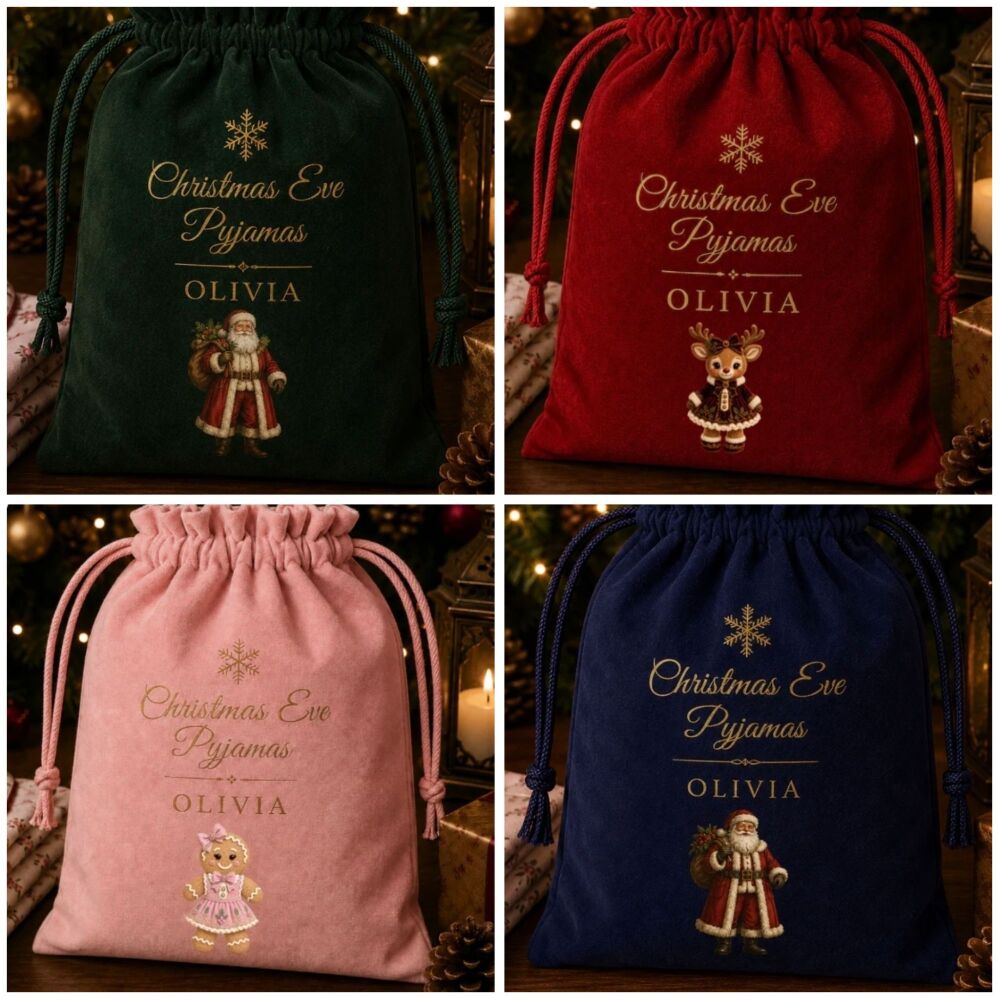 Luxury Christmas Eve PJ bag *PRE ORDER*