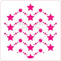 Star Pattern Cupcake Stencil