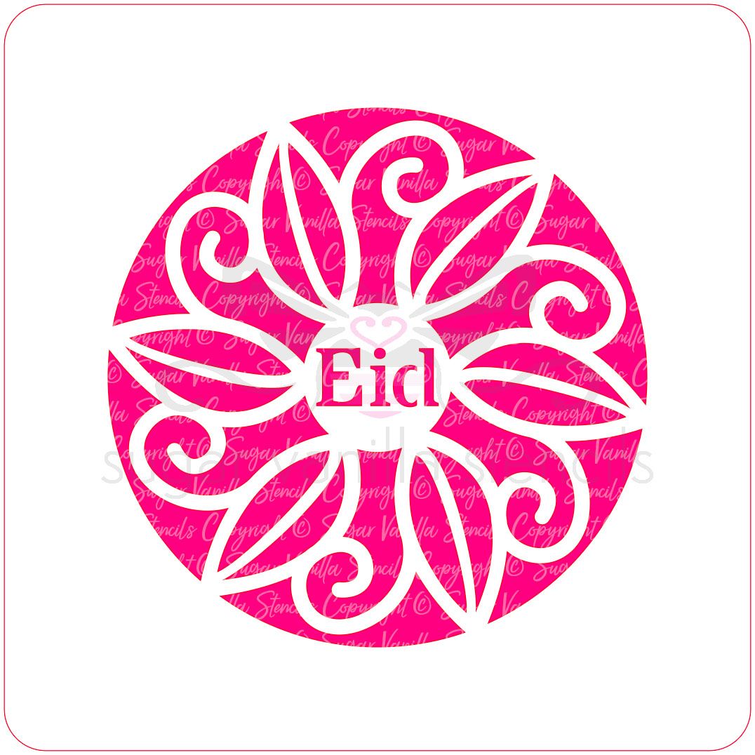 Decorative Eid Cupcake Stencil