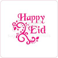 Happy Eid Cupcake Stencil