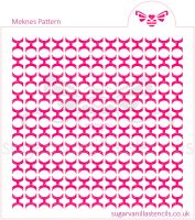 Meknes Pattern Cookie Stencil