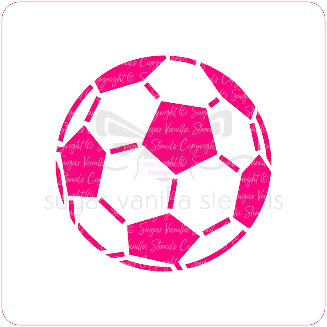 Football Cupcake Stencil