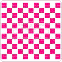 Checkerboard Squares Cupcake Stencil