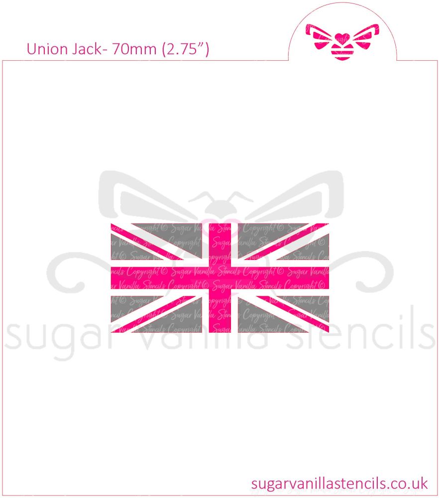 Union Jack Flag Cookie Stencil Set (2 piece)