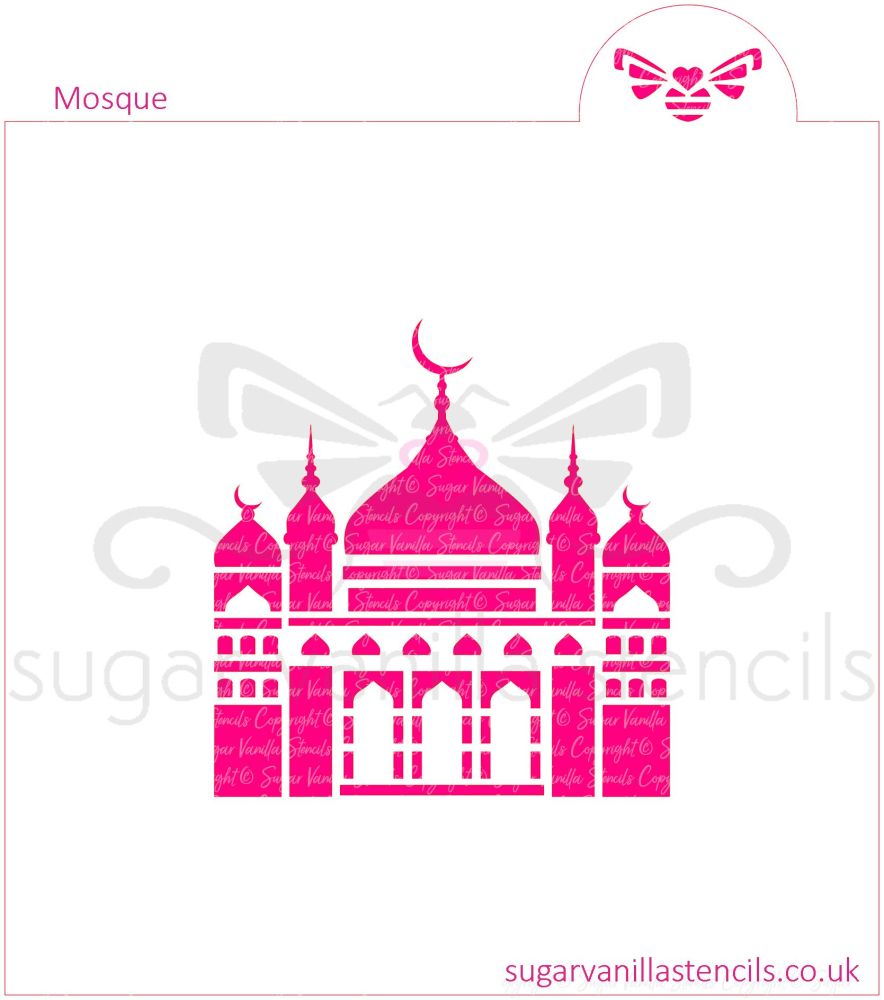 Mosque Cookie Stencil