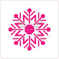 Snowflake - Nordic - Cupcake Stencil