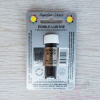 Edible Lustre Dust - MIDNIGHT BLACK - Sugarflair