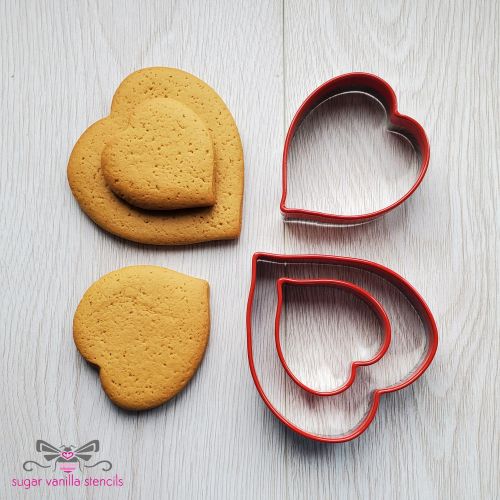 Heart Cookie Cutters - Set of 3