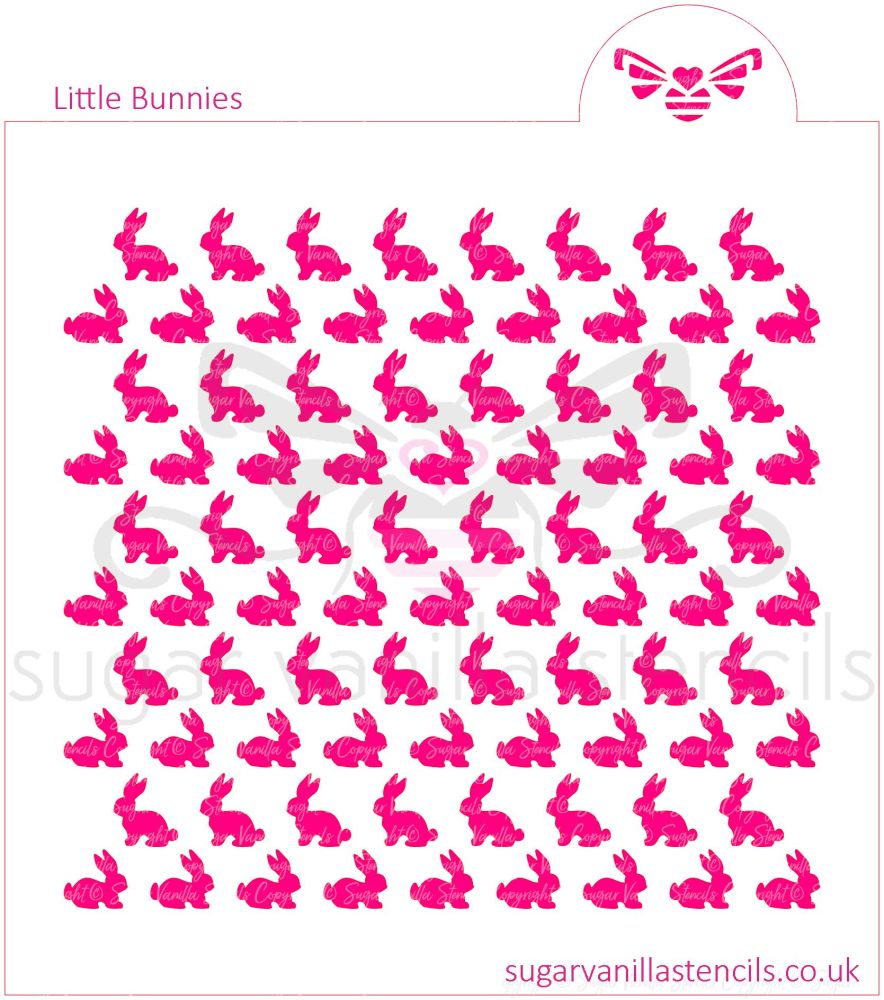 Little Bunnies Cookie Stencil