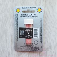 Edible Lustre Glitter - PINK - Sugarflair