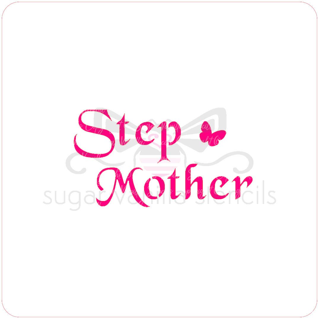 Stepmother Cupcake Stencil