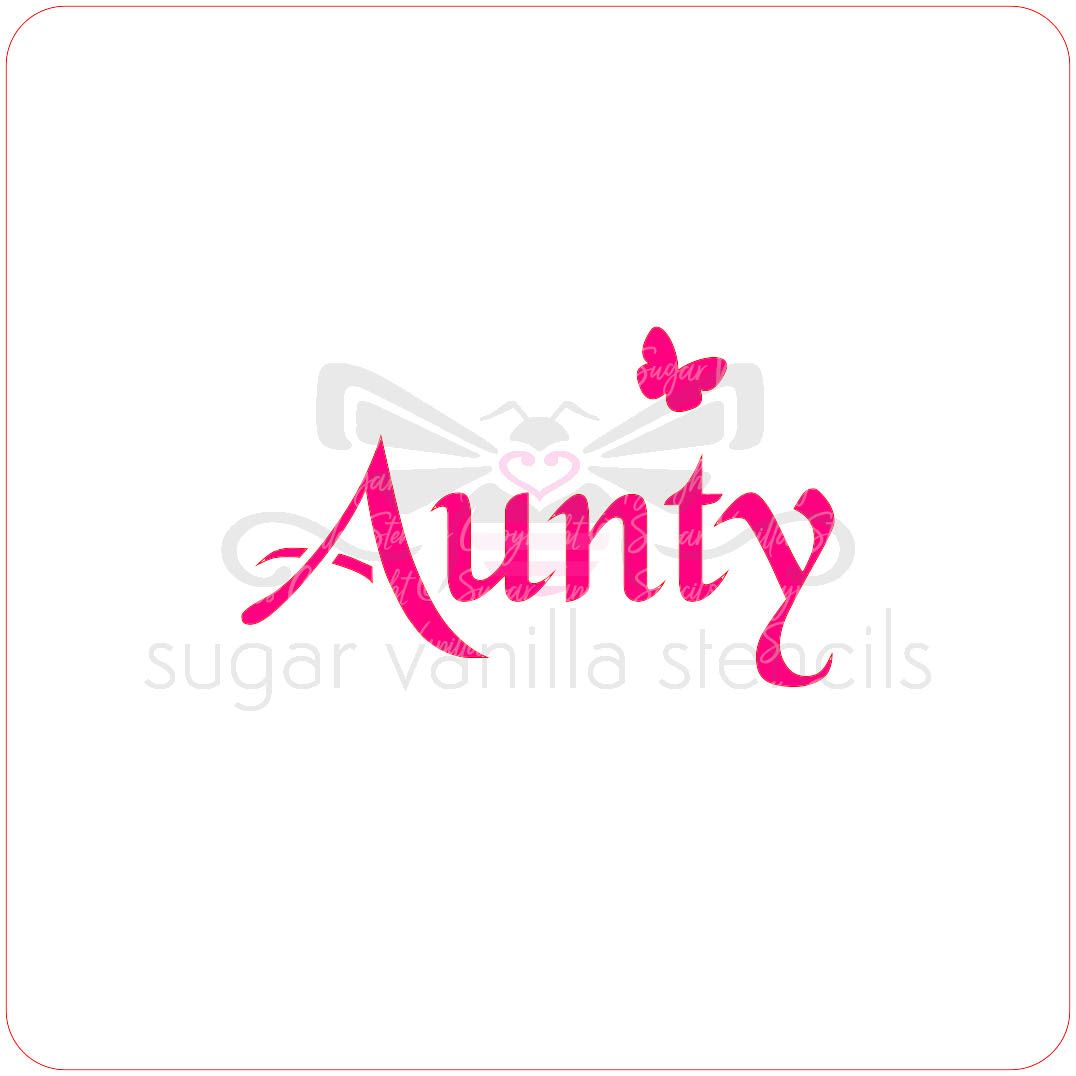 Aunty Cupcake Stencil