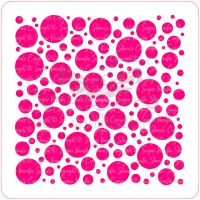 Spots Cupcake Stencil