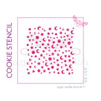 Magical Sprinkles #2 Cookie Stencil - Large Motifs