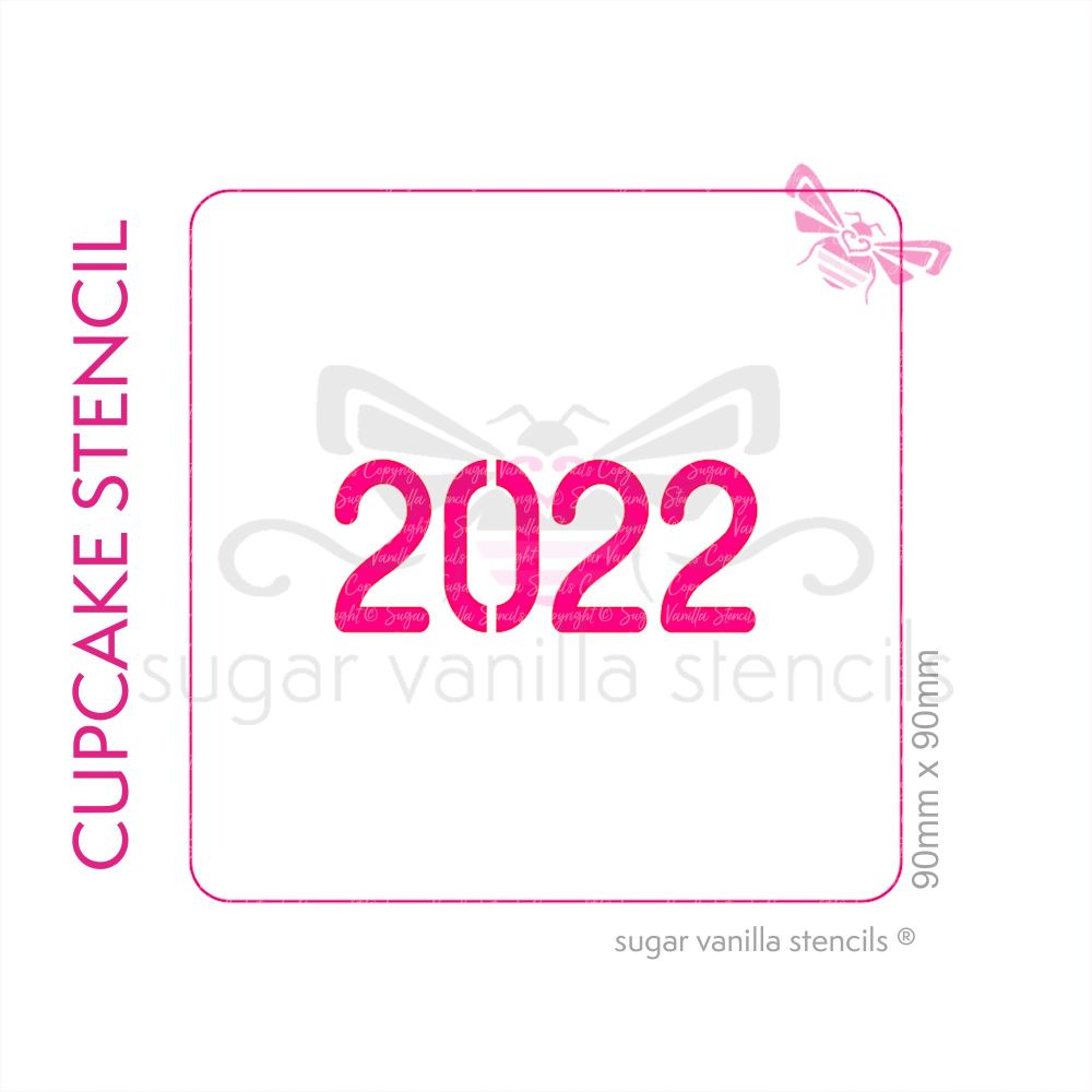 2022 - Style 1 - Cupcake Stencil