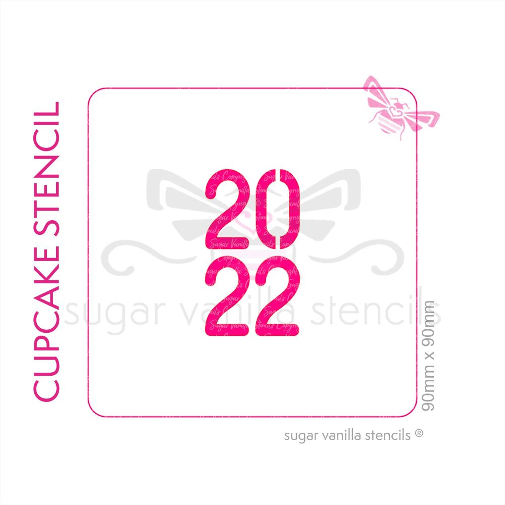 2022 - Style 2 - Cupcake Stencil