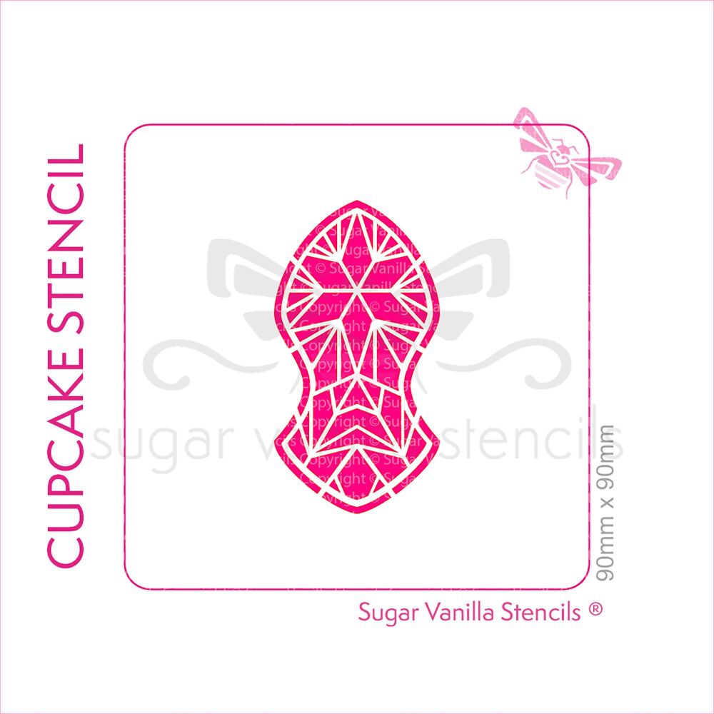 Nalain Shareef Cupcake Stencil