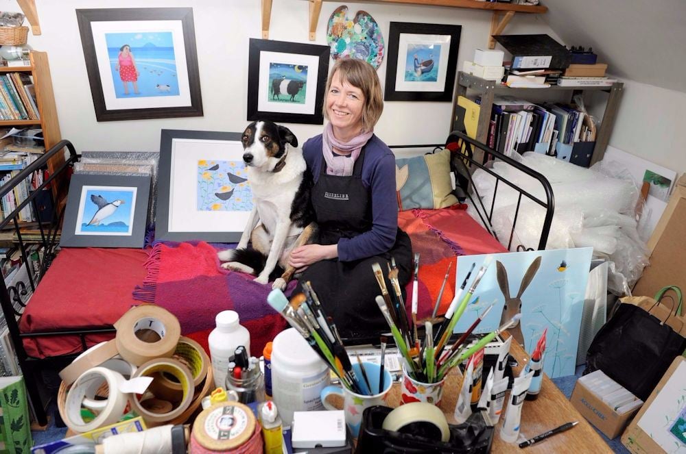 ailsa black in my studio in carsethorn scotland (1)