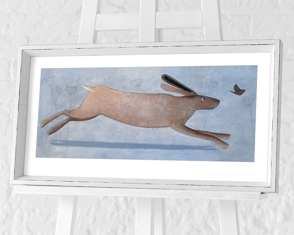 on the run framed print