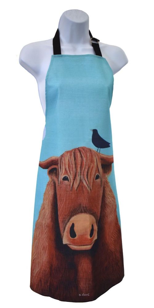 "Broon Coo" Cotton Apron