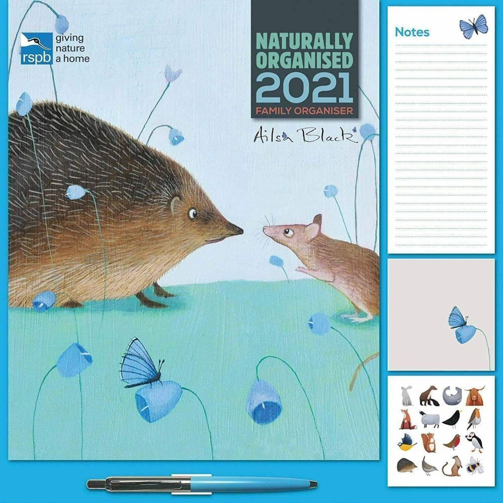 RSPB 2021 Ailsa Black year planner 