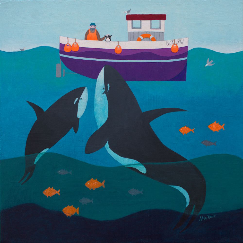 Sea Wolf Original Painting