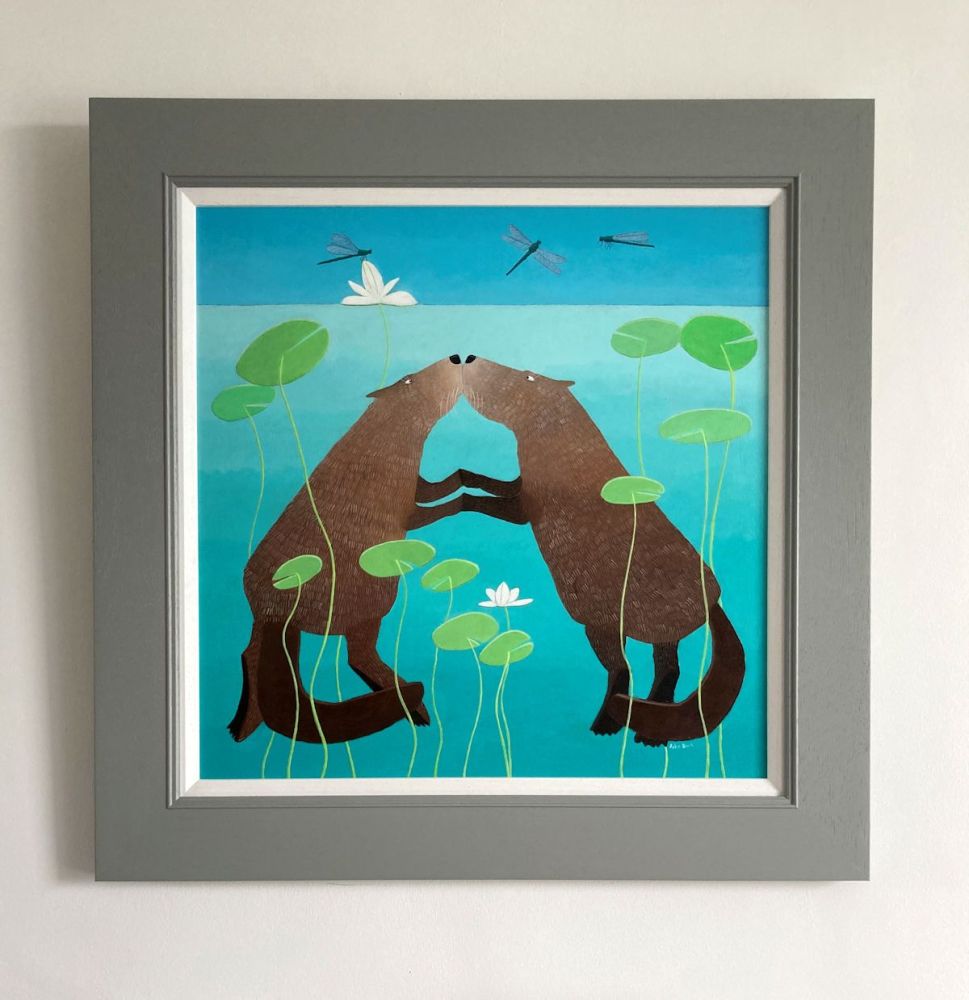 The Beautiful Beavers Original Painting