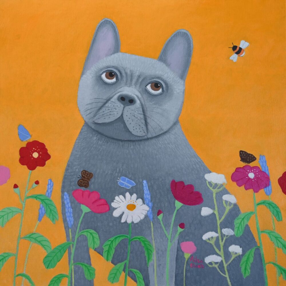 Winston - An original painting of a French Bulldog