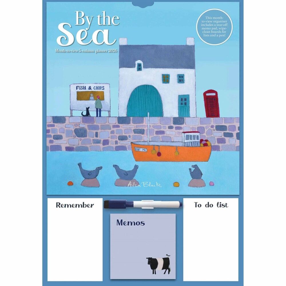 By the Sea 2026 A3 Year Planner
