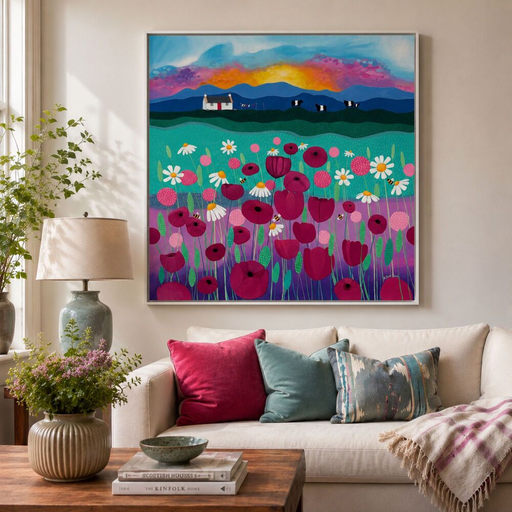 Sunset Song - a painting of Scotland