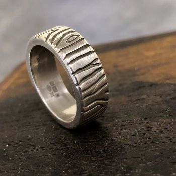 Organic Textured Ring - One of a kind - Made to order