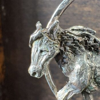 Solid Silver Dales Pony Pendant