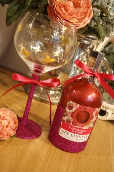 alcohol glitter glass bottle wine glittery booze unicorn matching cocktail