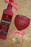Personalised Glittered Gin Balloon with Your Choice of Gin