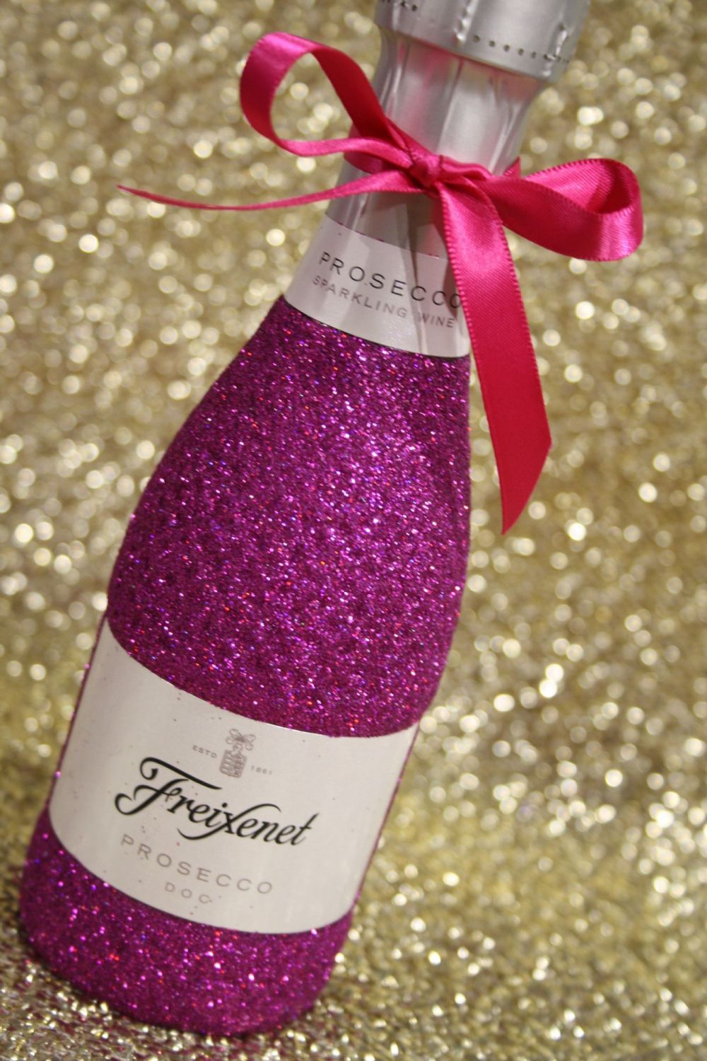 Glittery Mini Wine