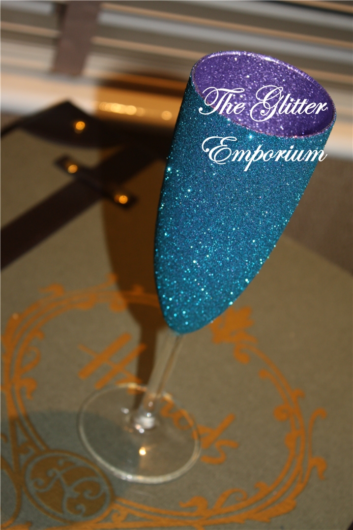 Two-Tone Champagne Flutes