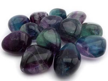 Fluorite tumblestone