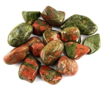 Unakite tumblestone