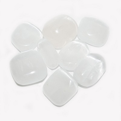 Selenite tumbled stone