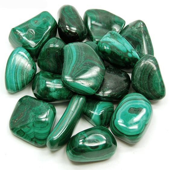 Malachite tumblestone