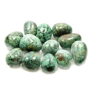 African turquoise tumbled stone