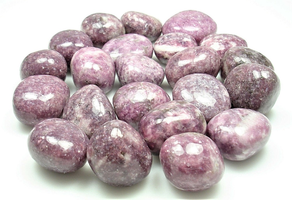 Lepidolite tumblestone