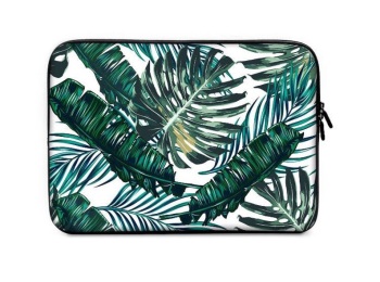 Palm leaf laptop sleeve/carrying case