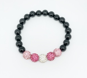 Shamballa & Black Onyx bracelet